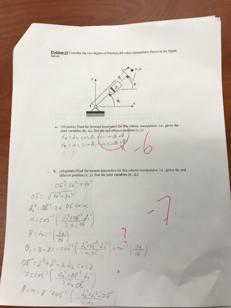 Solved Problem #3 Consider the two degree-of-freedom RP | Chegg.com