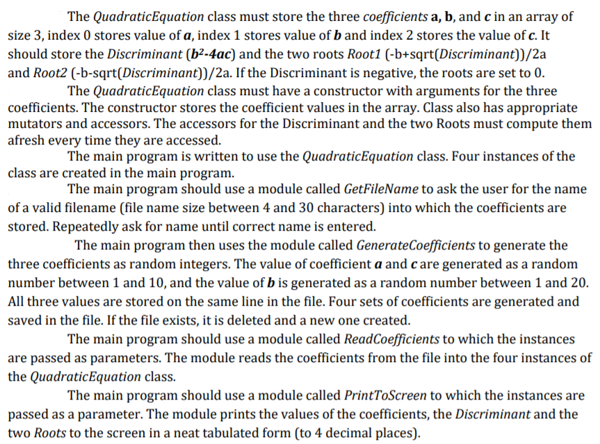 Solved Problem: You Have To Write A Java Program That Uses A | Chegg.com