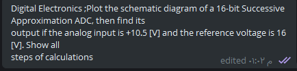 Solved Digital Electronics ;Plot the schematic diagram of a | Chegg.com