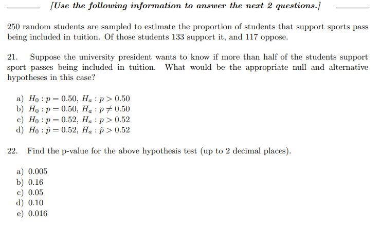 Solved [Use the following information to answer the next 2 | Chegg.com