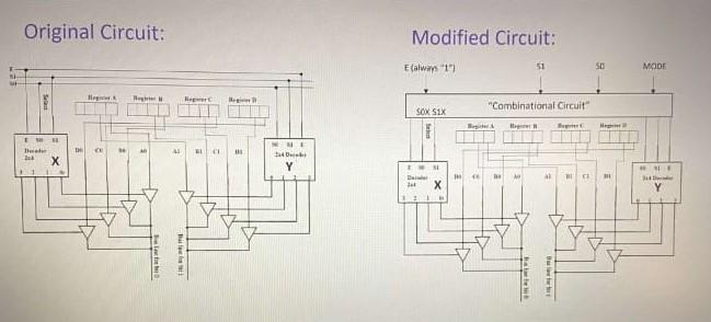 Original Circuit:
Modified Circuit: