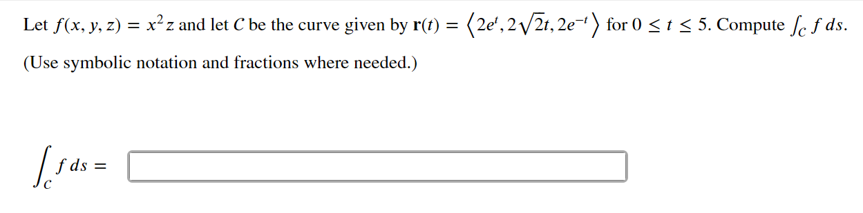 Compute The Integral Of The Scalar Function F X Y Chegg Com