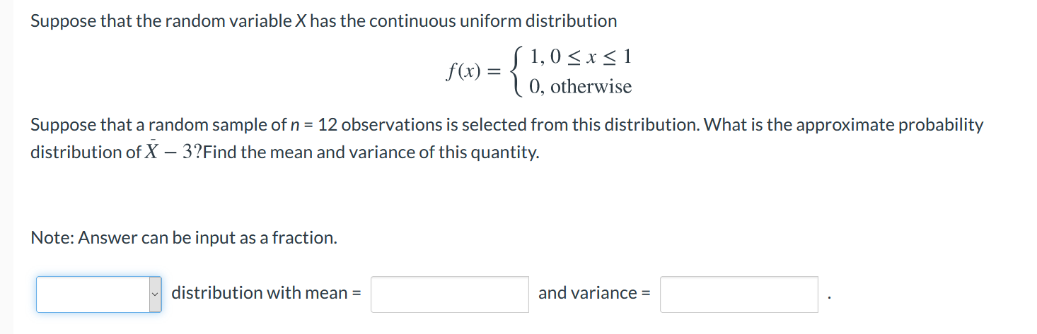 Solved Suppose that the random variable X has the continuous | Chegg.com