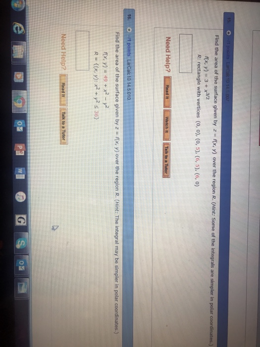 solved-find-the-area-of-the-surface-given-by-z-fx-y-over-chegg