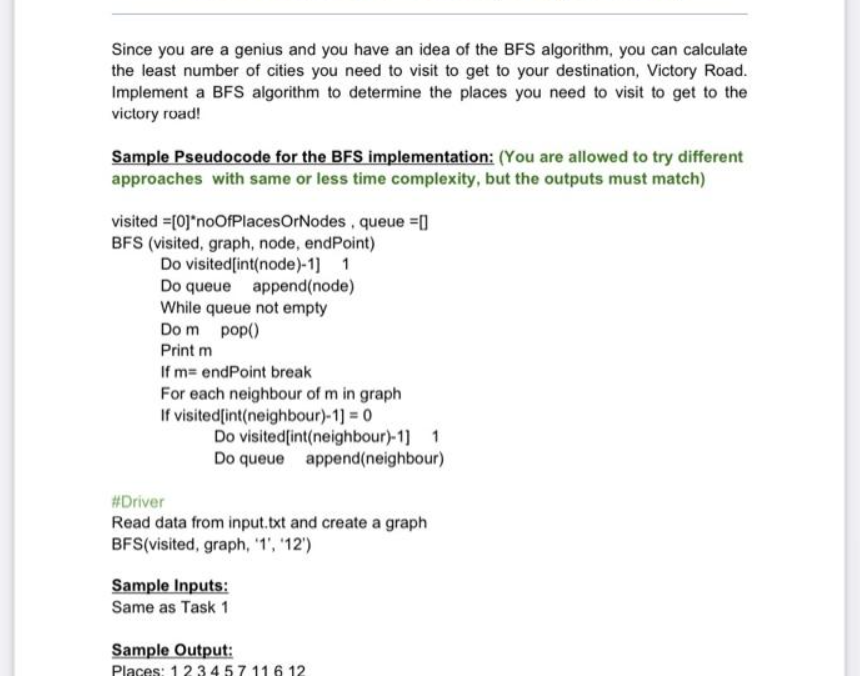 Solved write a python program.you have to take inputs from | Chegg.com