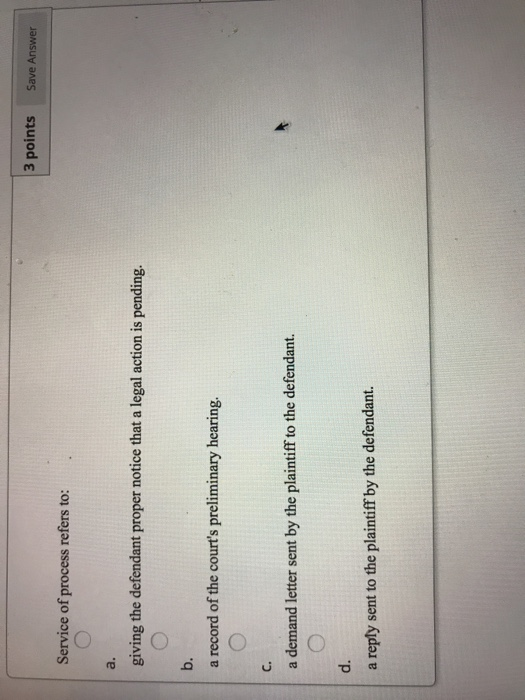 Solved points Save Answer All of the following are true | Chegg.com