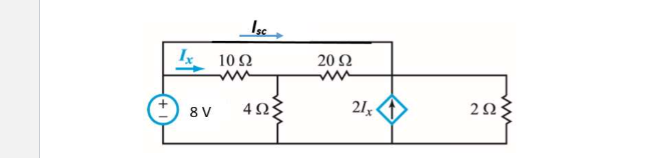 Solved Find Isc and Ix in the following circuit. Determine | Chegg.com