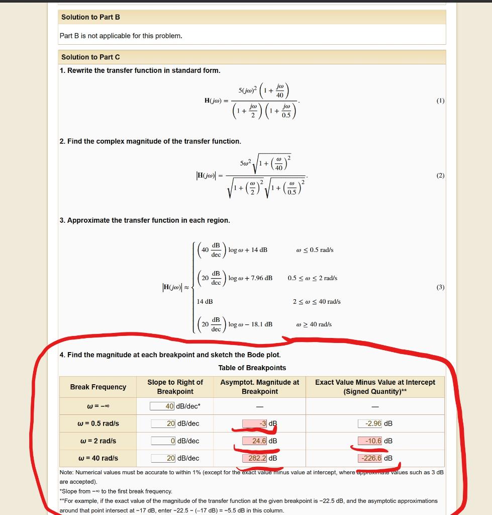 Solved Solution to Part B Part B is not applicable for this | Chegg.com