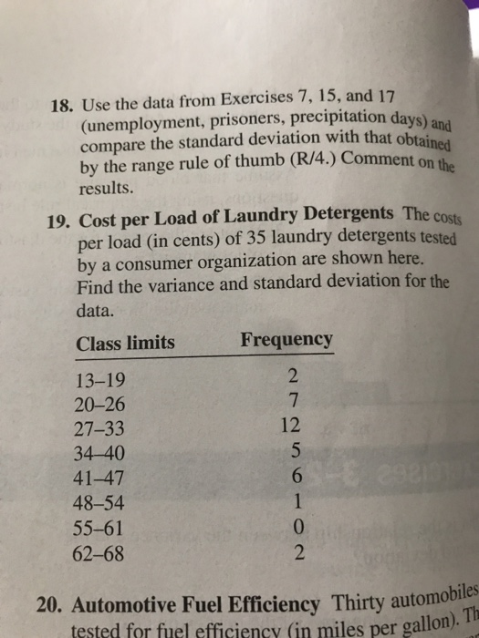Solved The cost per load instance of 35 laundry detergent