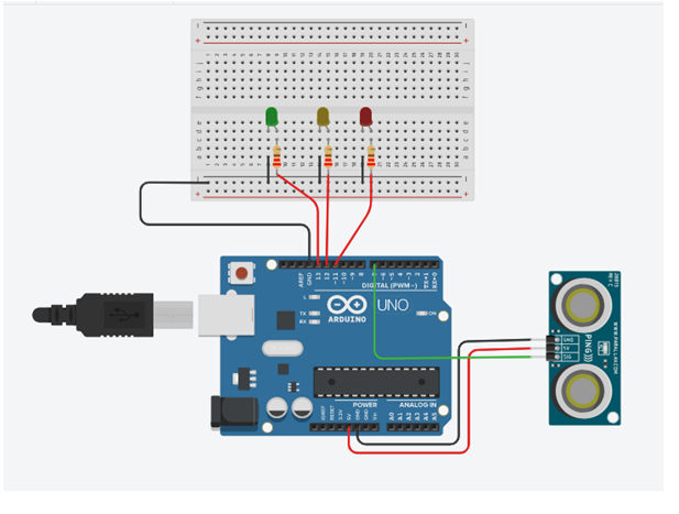 Solved use tinkercad.com to build the circuit and program it | Chegg.com