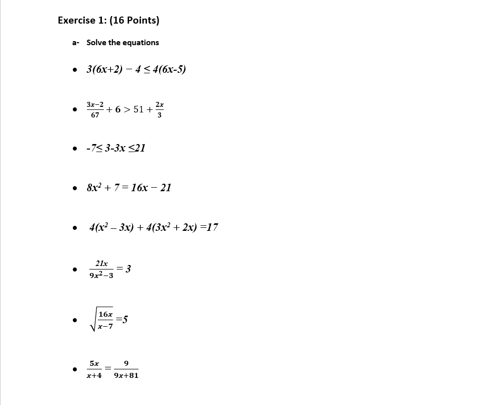 solution to 8x 3 2x 4 )= 3 x 6