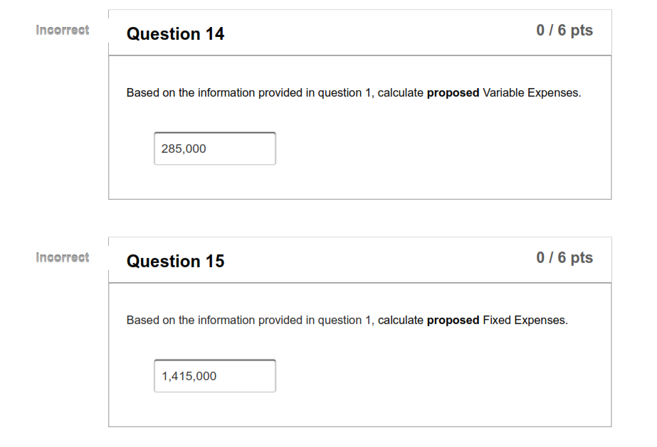 Solved Based on the information provided in question 1, | Chegg.com