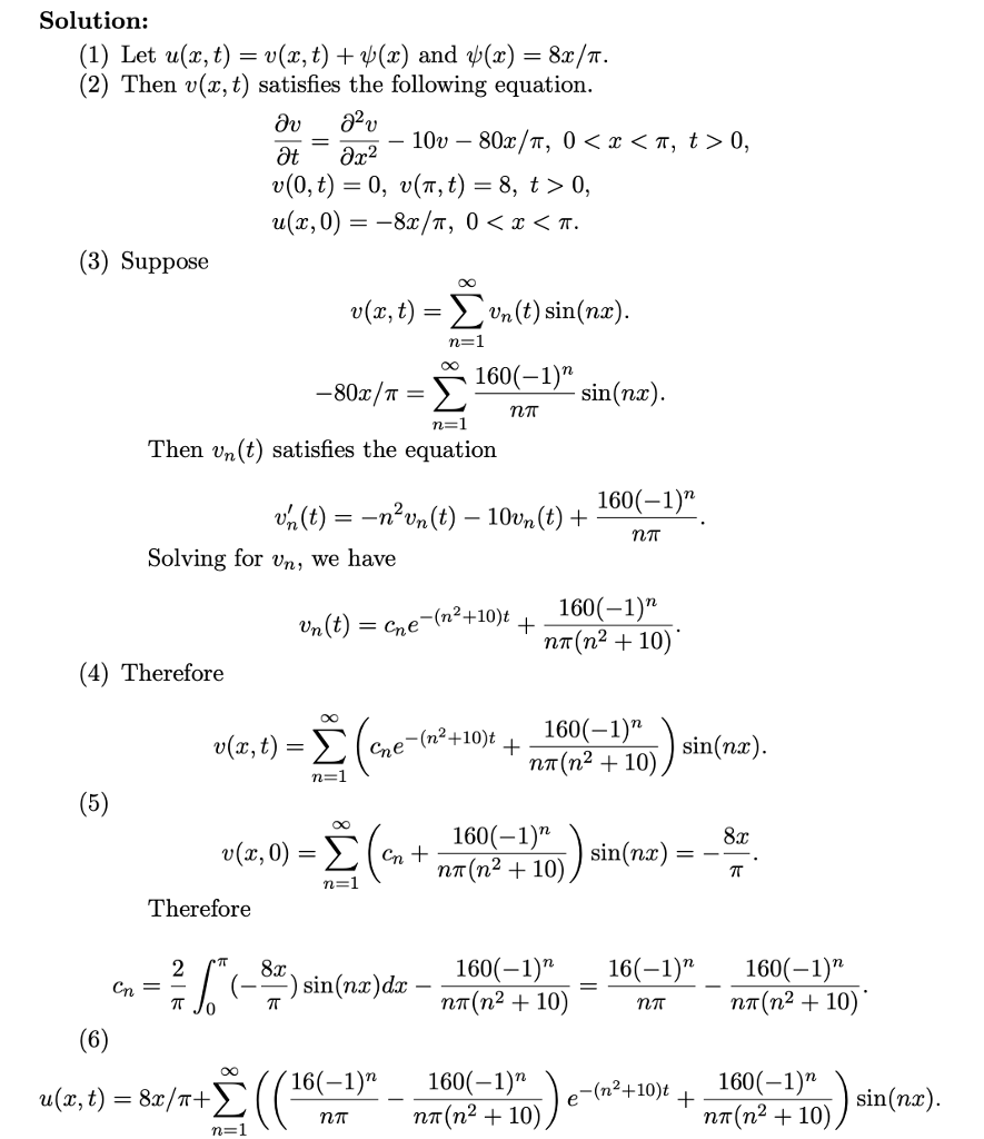 Solved DIFF EQ. HAS SOLUTION WANT EXPLANATION Please | Chegg.com
