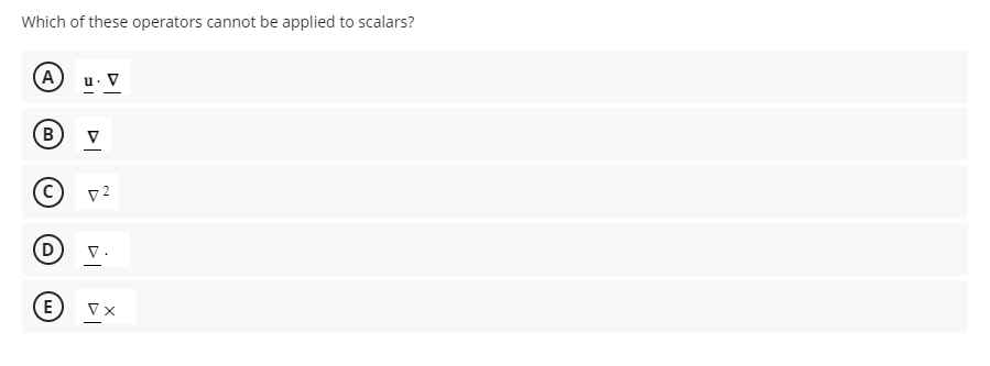 Solved Which of these operators cannot be applied to | Chegg.com