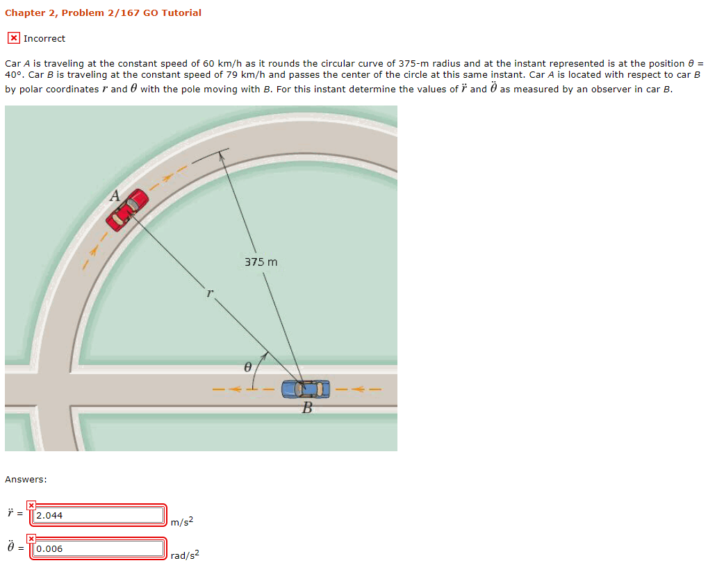 Solved Car A is traveling at the constant speed of 60 km/h