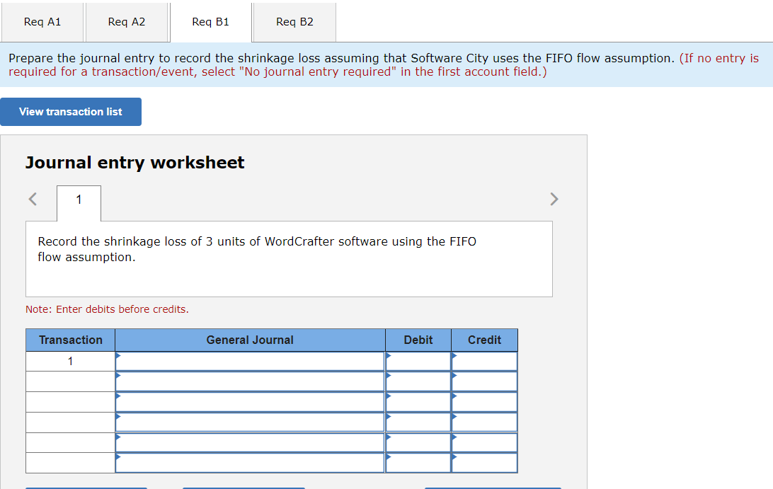 Solved Exercise 8.6 (Static) Inventory WriteDowns (LO83)