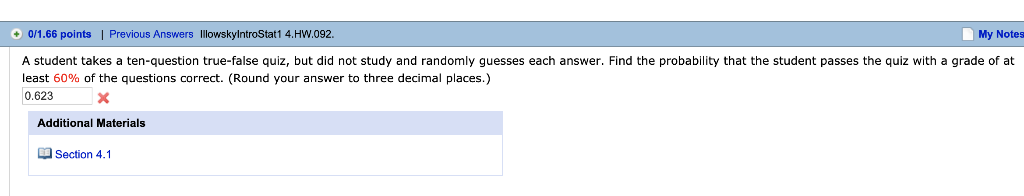 Solved A student takes a ten-question true-false quiz, but | Chegg.com