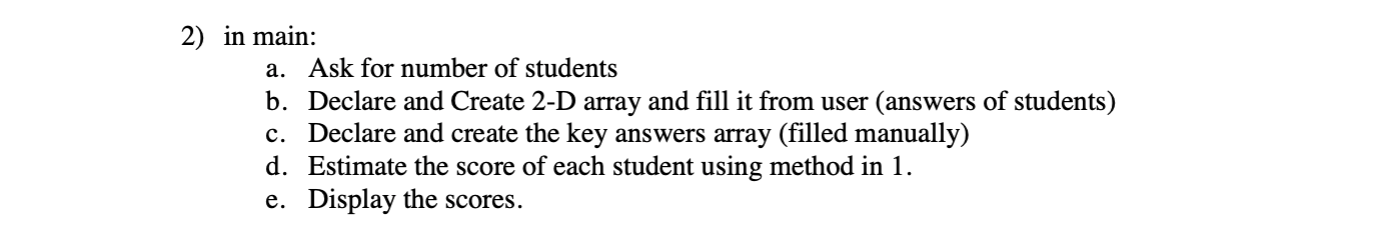 Solved Cscd 210 Assignment 9 Multidimensional Array Chegg