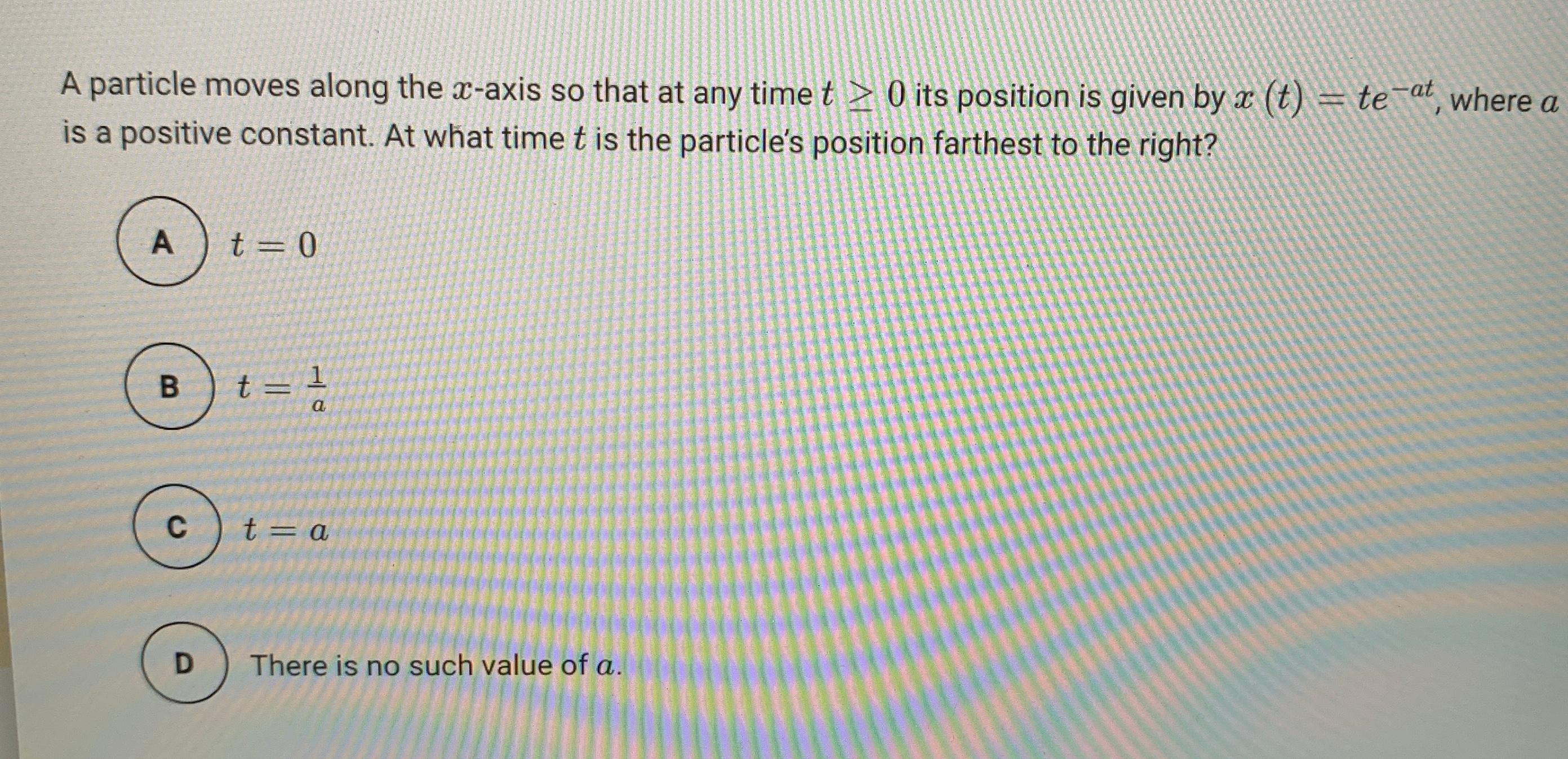 Solved The Function T F A Models The Time In Minutes F Chegg Com