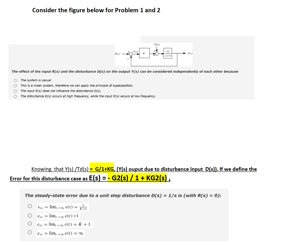 Solved Consider the figure below for Problem 1 and 2 D's) | Chegg.com