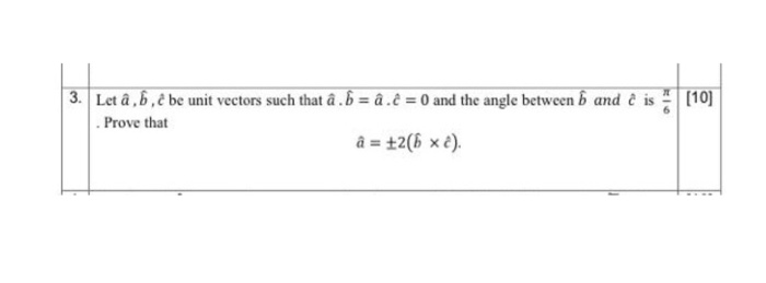 Solved Let A, B, C Be Unit Vectors Such That A, B = A C = 0 | Chegg.com