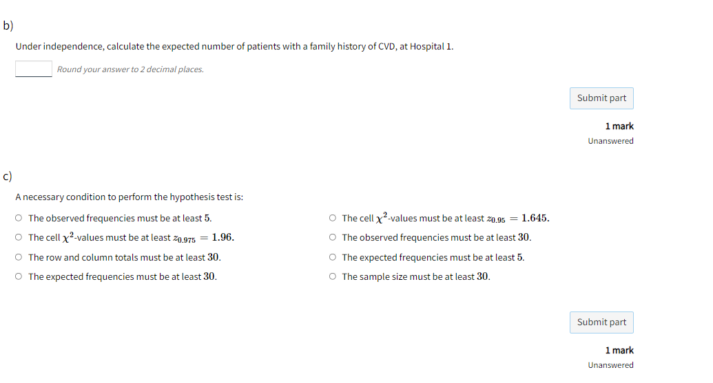 Solved A Cross Sectional Study Is Conducted To Investigate Chegg Com