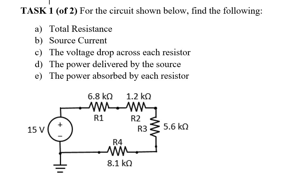 The Voltage Drop Across Each Resistor In A Series Circuit Is Wiring