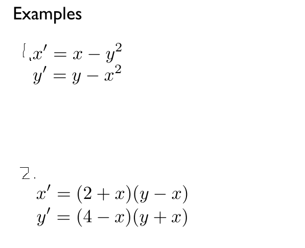 Solved Draw phase portraits of nonlinear systems (Use | Chegg.com