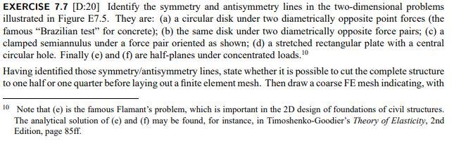 Solved EXERCISE 7.7 [D:20] Identify the symmetry and | Chegg.com