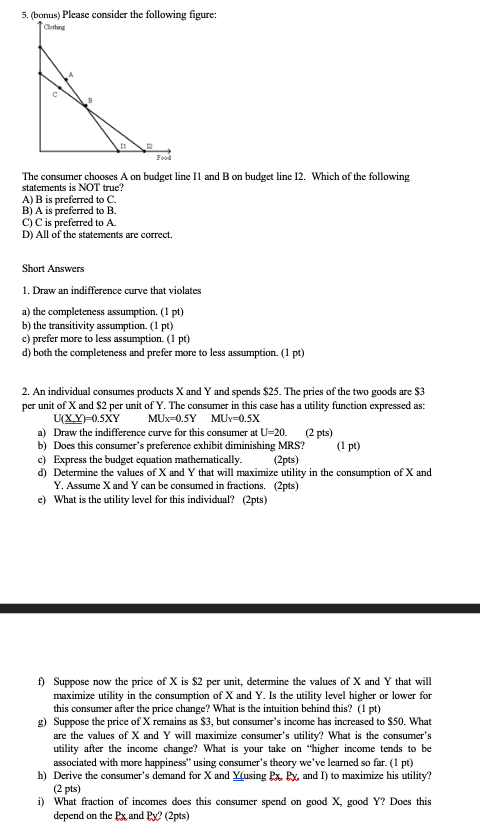 Solved 5. (bonus) Please consider the following figure The | Chegg.com