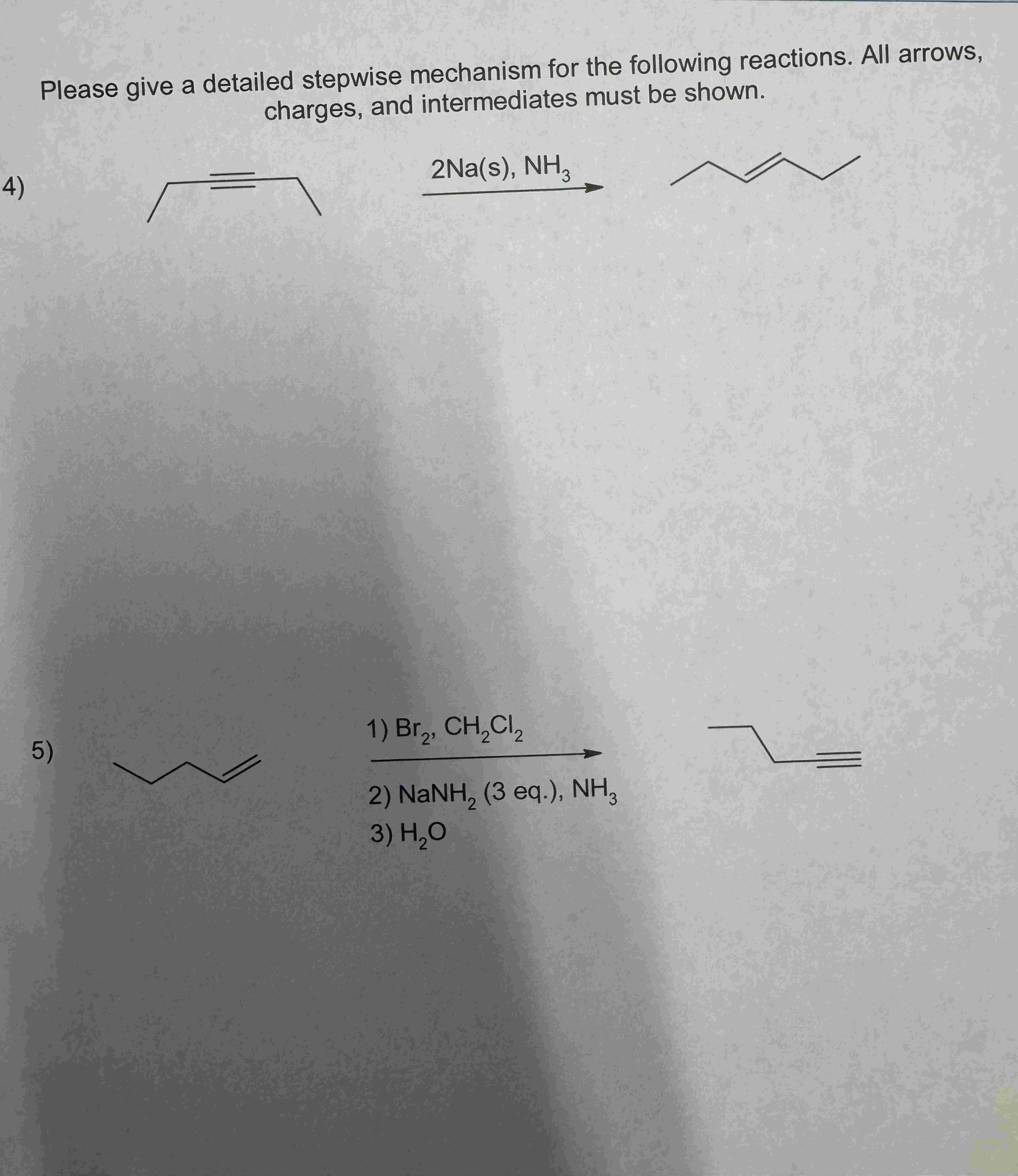 Solved Please give a detailed stepwise mechanism for the | Chegg.com