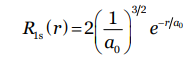 Solved The 1s radial wavefunction for hydrogen is: a. | Chegg.com