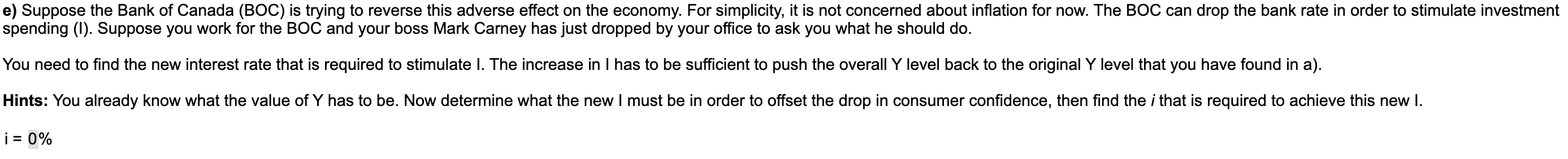 Question 3 [12 points] A simplified economy is