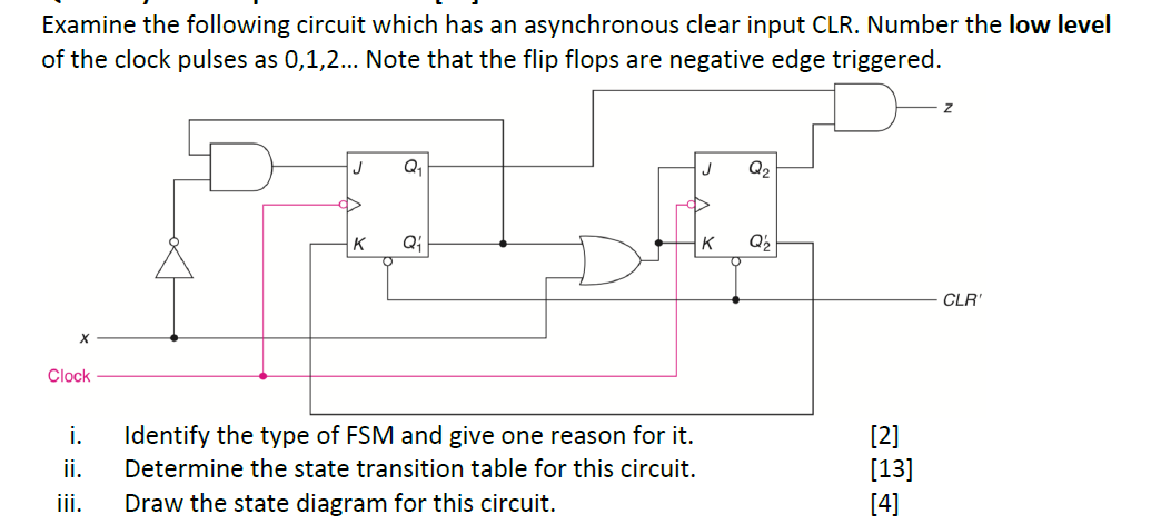 Solved Examine the following circuit which has an | Chegg.com