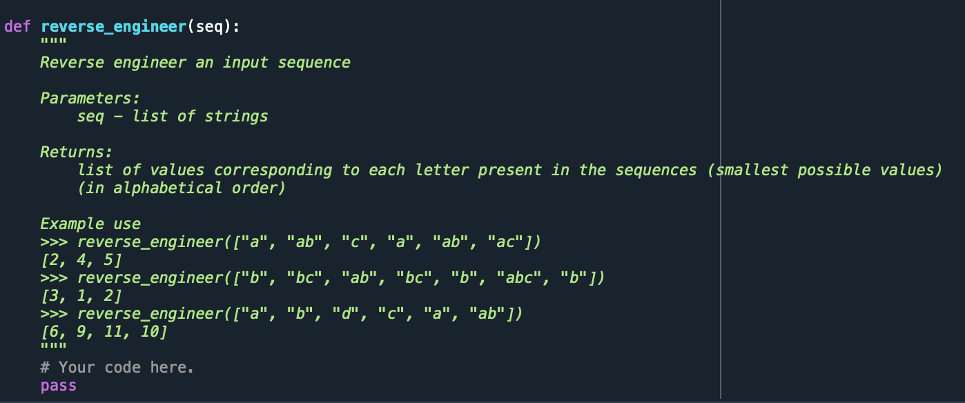 Answered: Here Is A Example Input Of(Using Python)'a' 'ab'