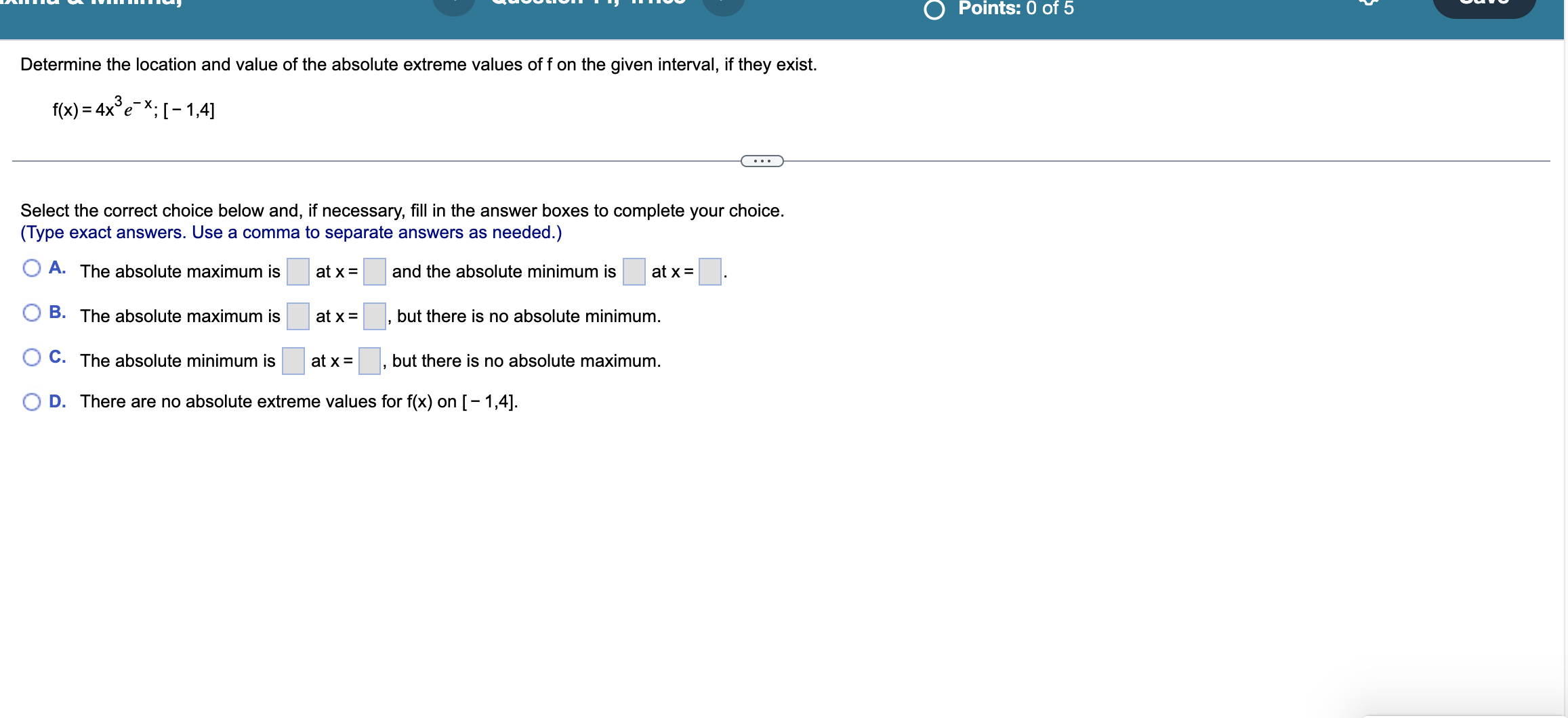 Solved Determine The Location And Value Of The Absolute | Chegg.com