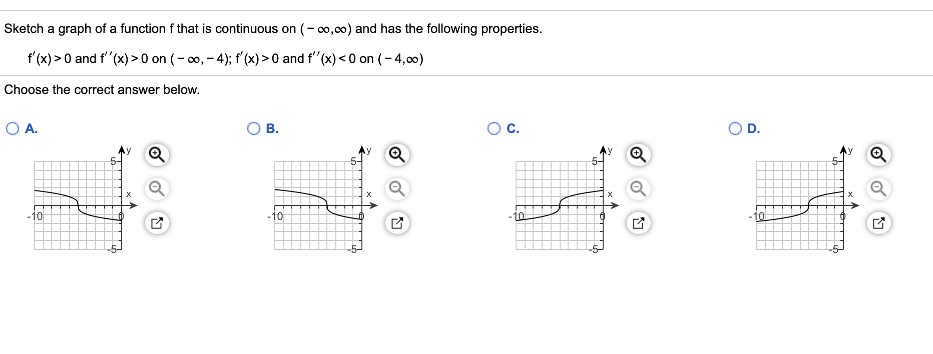 Solved Sketch a graph of a function f that is continuous on | Chegg.com