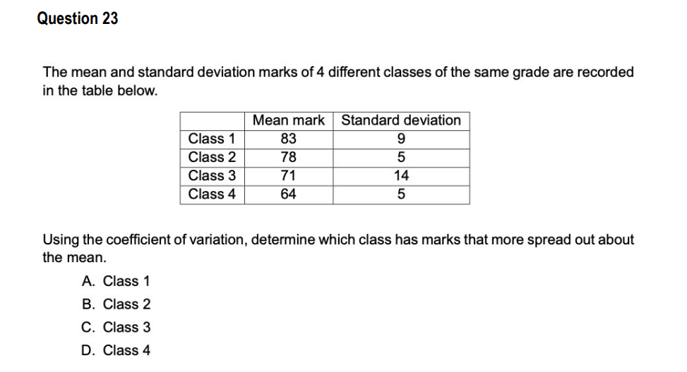 Nominal Scale Percentages and Metric Scale Means (With Standard