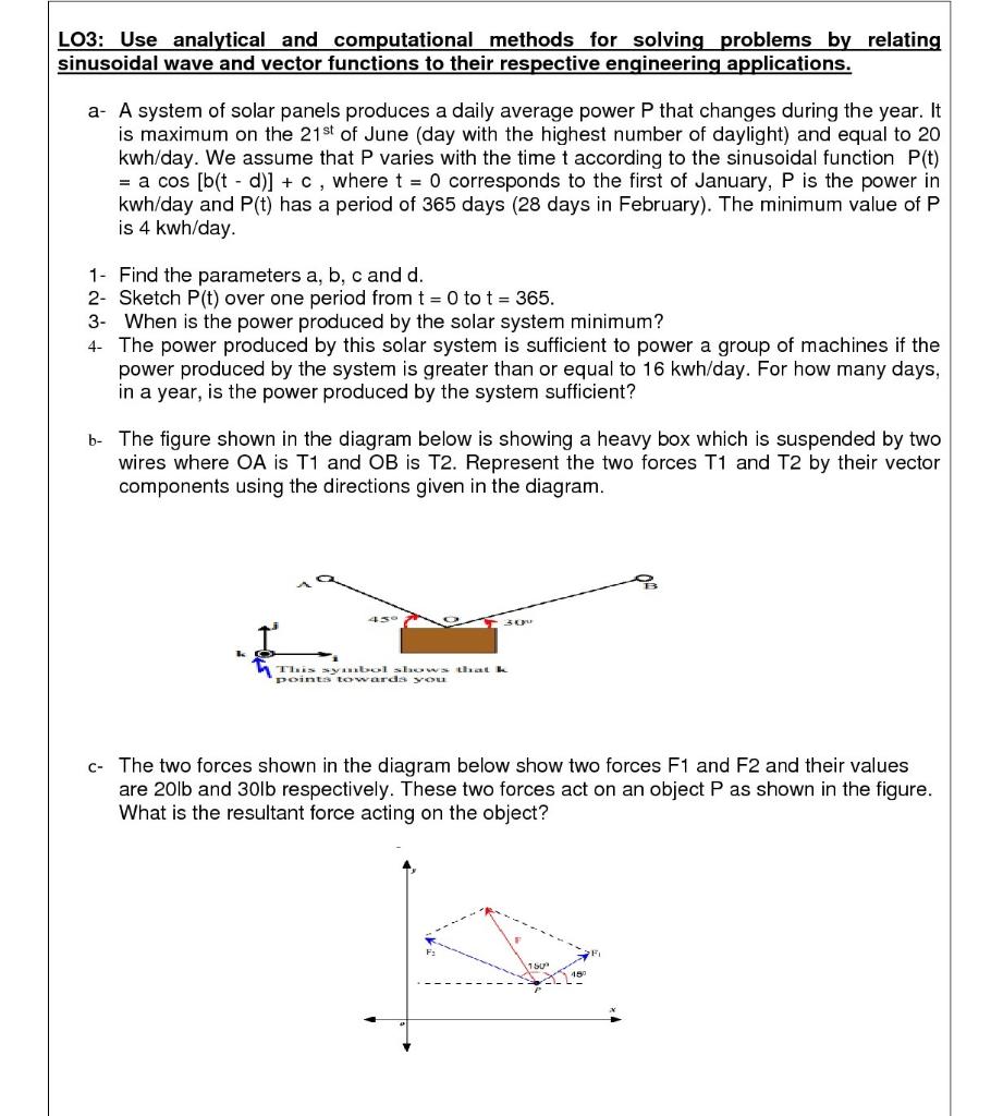 Solved Scenario: As an electrical and electronic engineer | Chegg.com