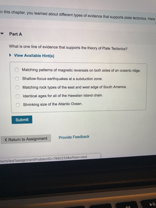 Solved Earth Science Lab Course Home | Chegg.com