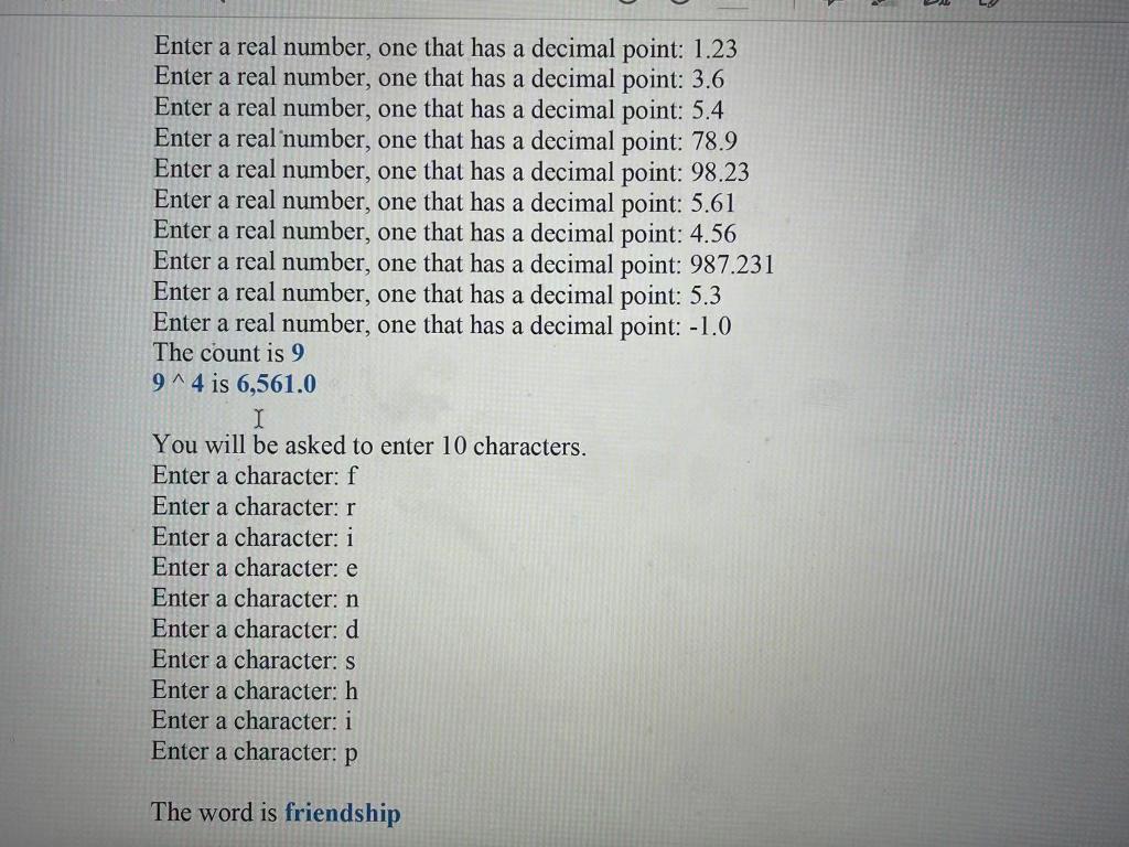 Solved 1/5 The program will have 5 methods. The main program | Chegg.com
