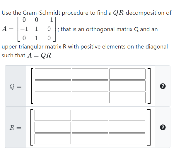 Solved Use The Gram-Schmidt Procedure To Find A | Chegg.com