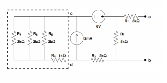 Solved a) Calculate the equivalent resistance across the | Chegg.com