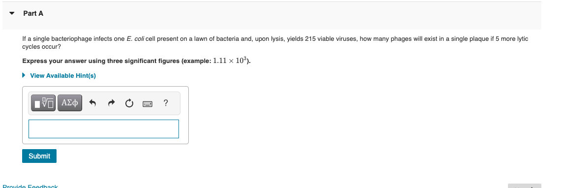 Solved If a single bacteriophage infects one \\( E \\). coli | Chegg.com