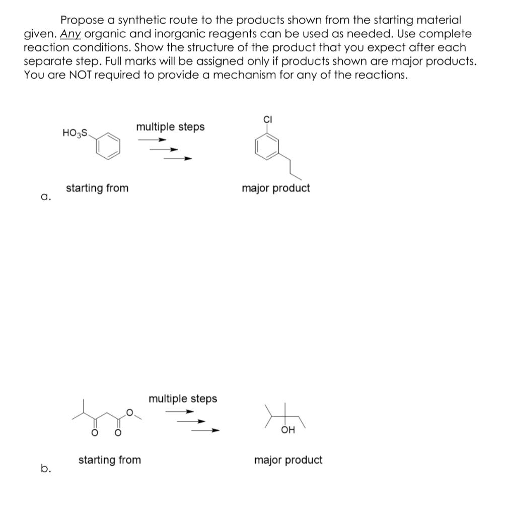 Solved 14 6 Would Each Of The Synthetic Routes Shown Or Cheggcom