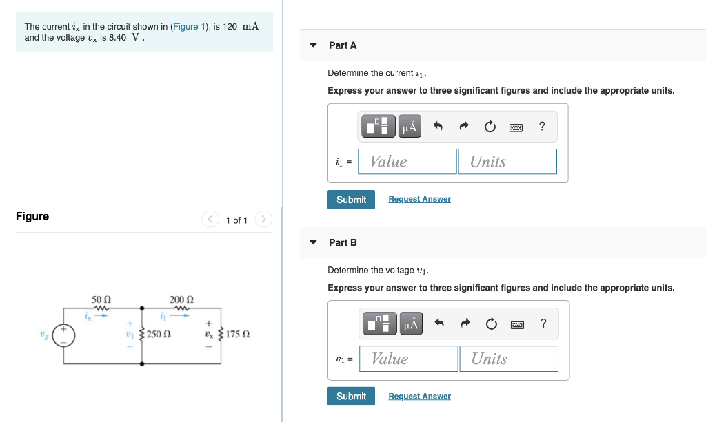 Solved The Current Is In The Circuit Shown In (Figure 1), Is | Chegg.com