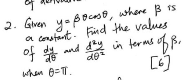 Of 2 Given Y Pocoso Where Ss Is A Constant Find Chegg Com