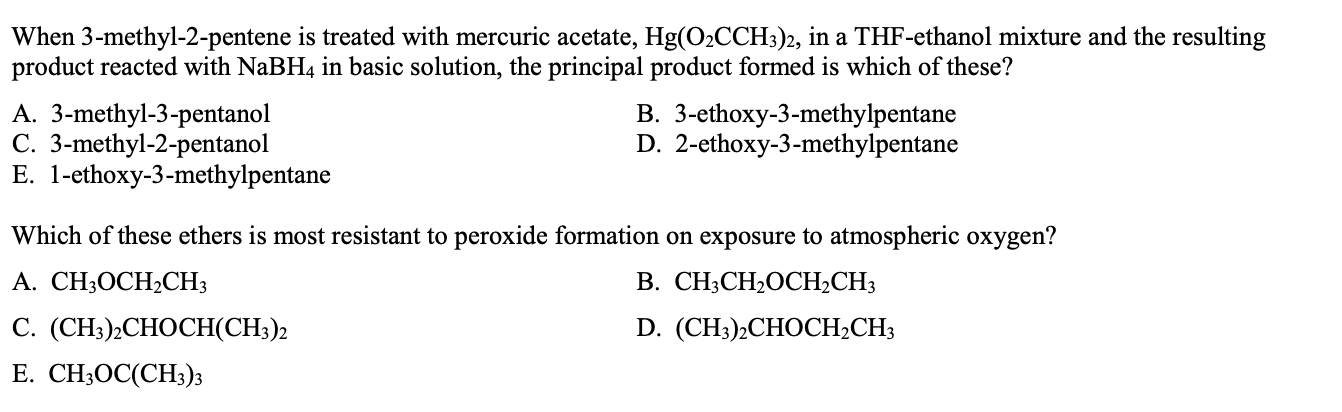 Solved What is the major product of the following reaction? | Chegg.com