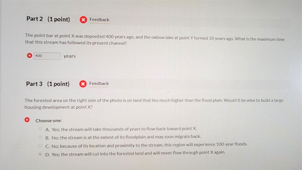 Solved Label all the features of this fluvial landscape.The