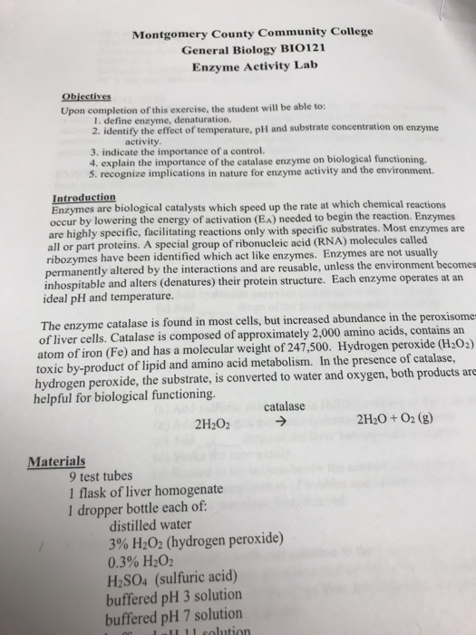 Solved Montgomery County Community College General Biology
